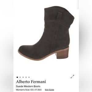 Women's Black Suede Ankle Boots